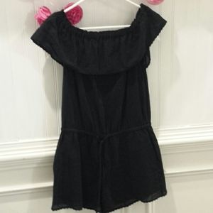 Woman's black romper